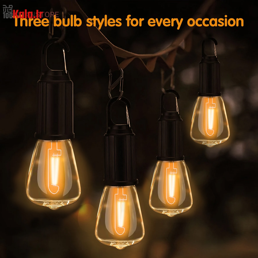 لامپ شارژی کمپینگ فیلامنتی 20 لامپ شارژی کمپینگ فیلامنتی - Image 20