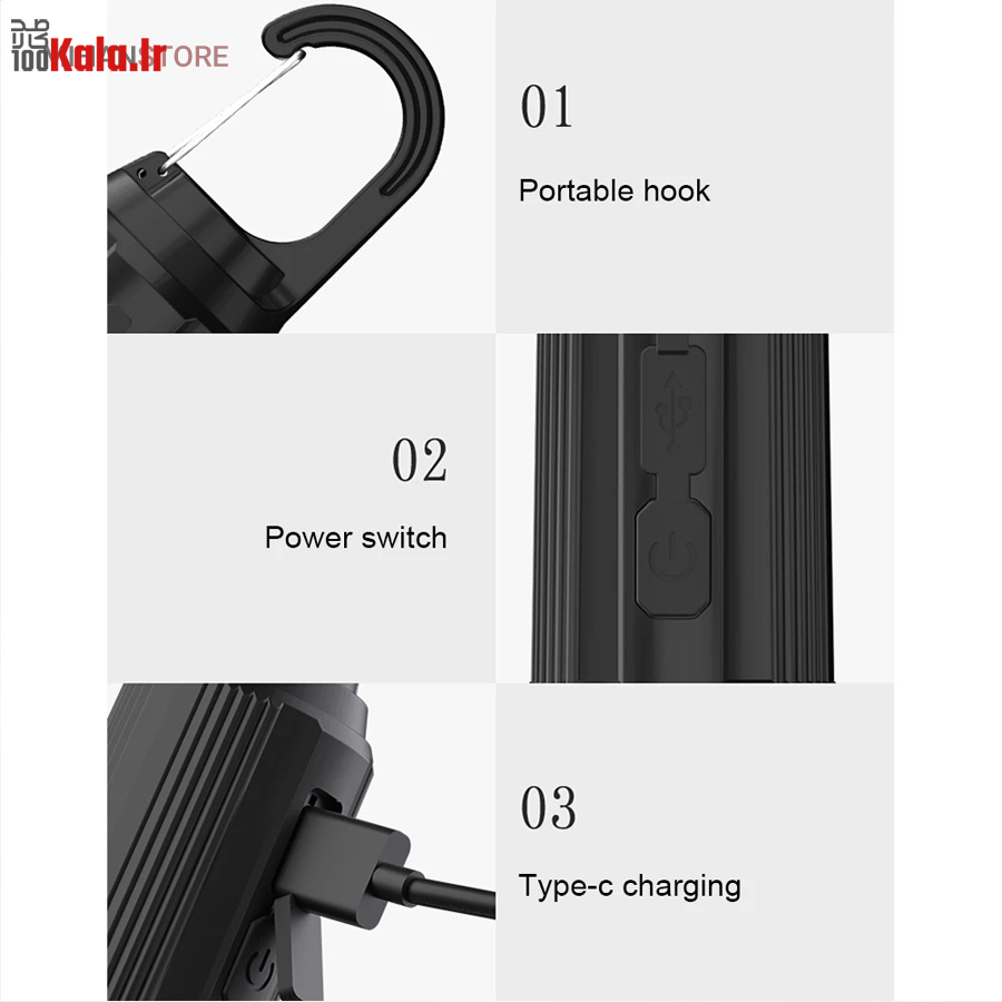 لامپ شارژی کمپینگ فیلامنتی 22 لامپ شارژی کمپینگ فیلامنتی - Image 22