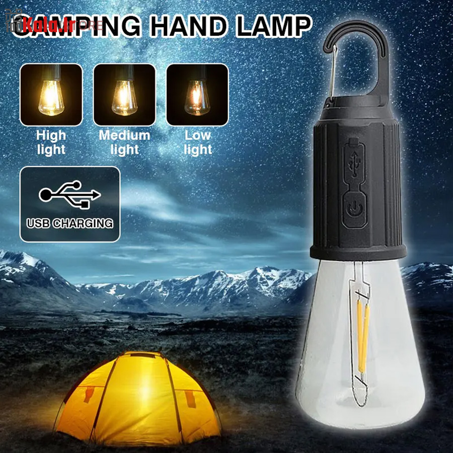 لامپ شارژی کمپینگ فیلامنتی 23 لامپ شارژی کمپینگ فیلامنتی - Image 23