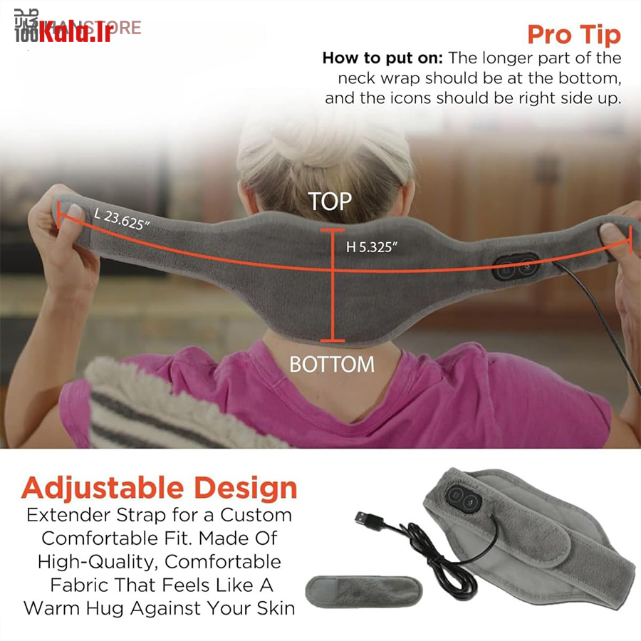 ماساژور و پد حرارتی برقی گردن 8 ماساژور و پد حرارتی برقی گردن - Image 8