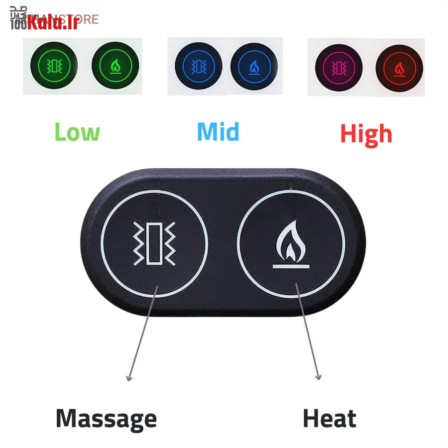 ماساژور و پد حرارتی برقی گردن 20 ماساژور و پد حرارتی برقی گردن - Image 20