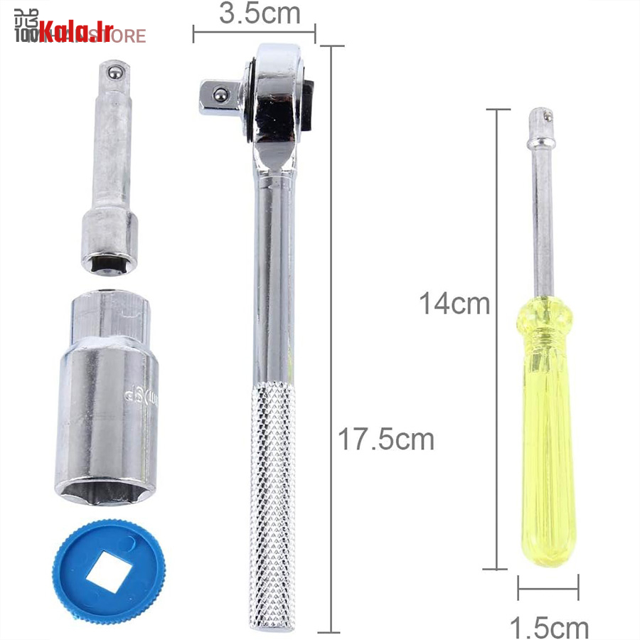 مجموعه 40 عددی آچار بکس AIWA 18 مجموعه 40 عددی آچار بکس AIWA - Image 18