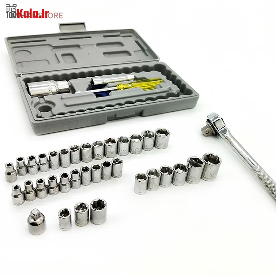 مجموعه 40 عددی آچار بکس AIWA 27 مجموعه 40 عددی آچار بکس AIWA - Image 27