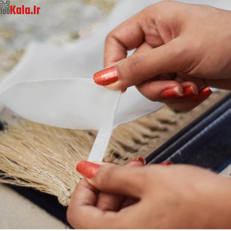 محافظ ریشه فرش 12 متری جنس حریر مدل Carpet Protector 6 محافظ ریشه فرش 12 متری جنس حریر مدل Carpet Protector - Image 6