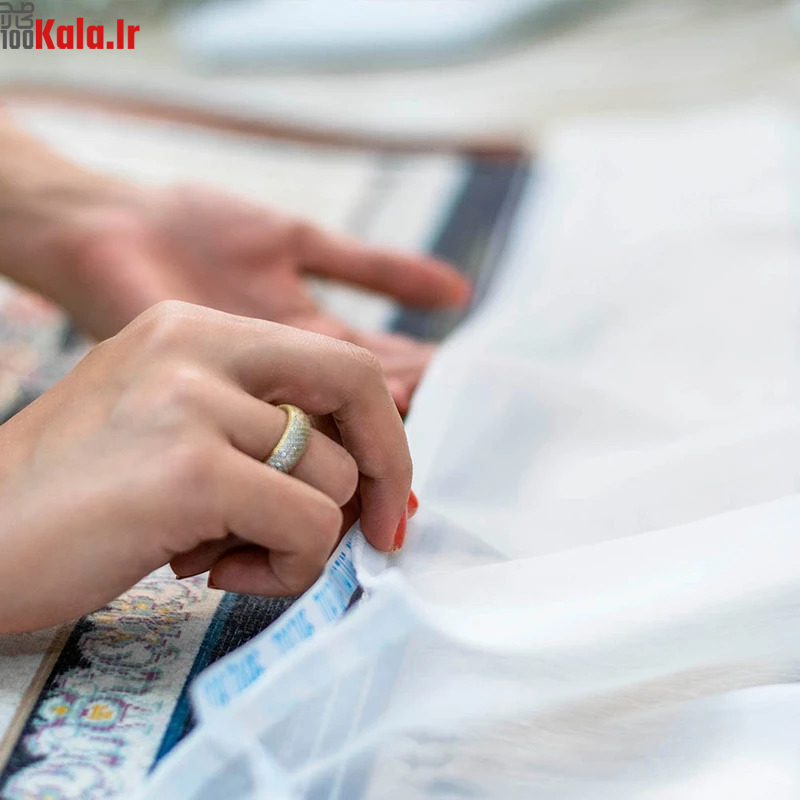 محافظ ریشه فرش 12 متری جنس حریر مدل Carpet Protector 8 محافظ ریشه فرش 12 متری جنس حریر مدل Carpet Protector - Image 8