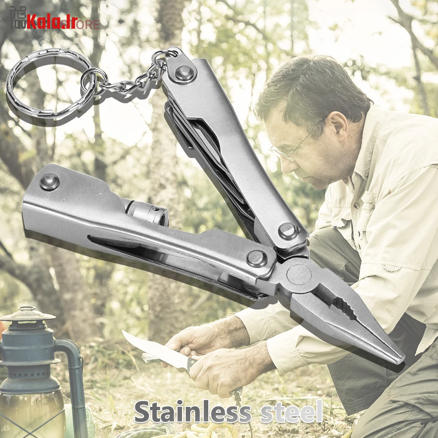 مینی انبر دست 7 کاره تاشو 22 مینی انبر دست 7 کاره تاشو - Image 22