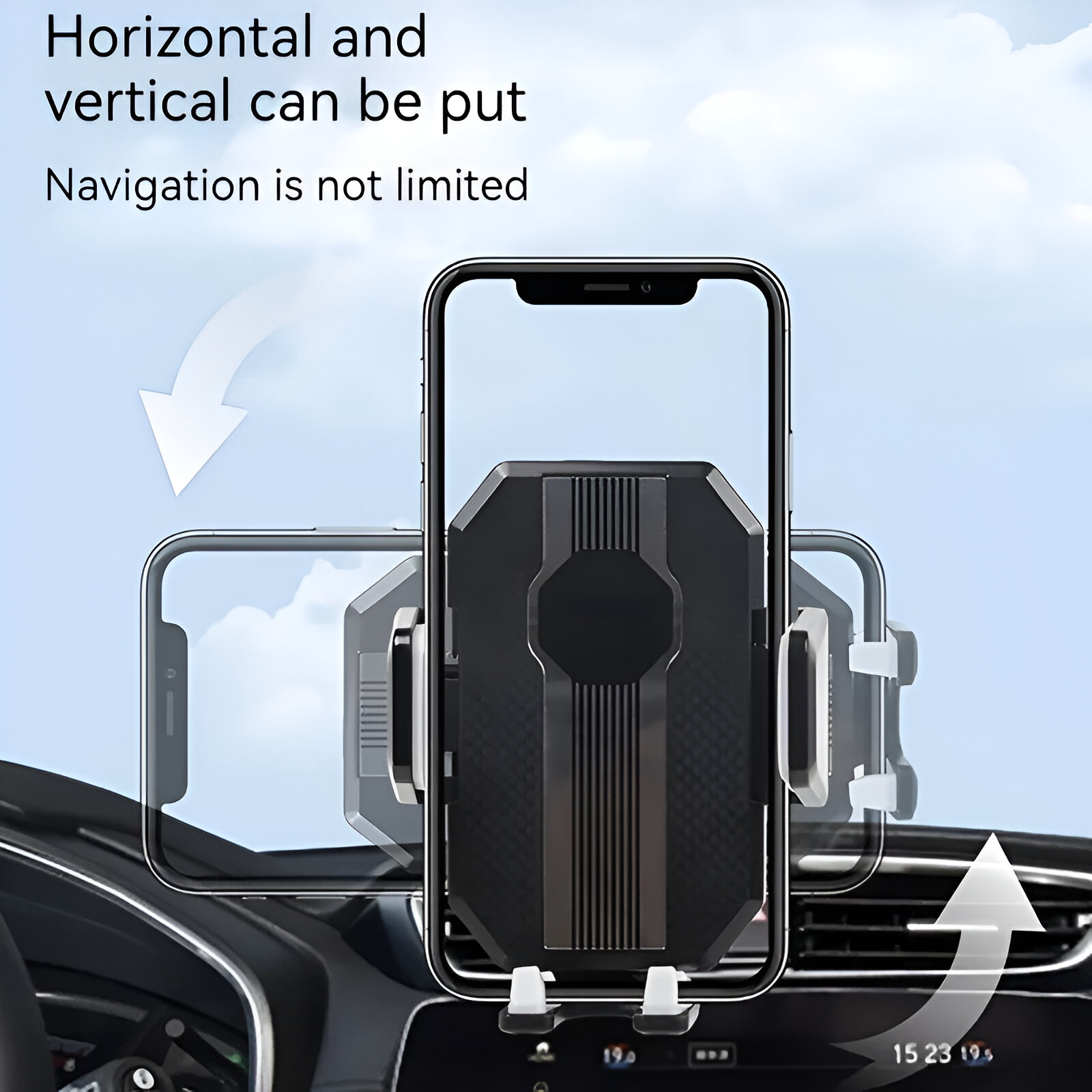 هولدر موبایل چرخشی قابل تنظیم خودرو مدل Popup 3 هولدر موبایل چرخشی قابل تنظیم خودرو مدل Popup - Image 3