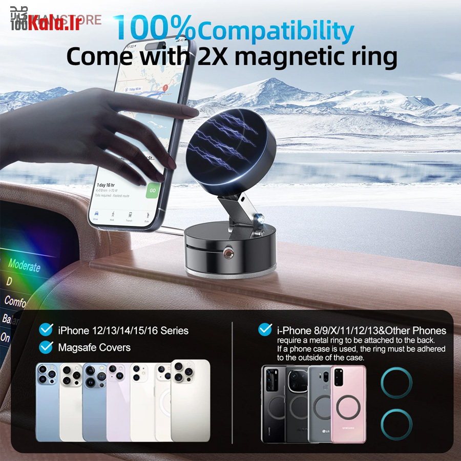 هولدر مگنتی موبایل موستانگ 12 هولدر مگنتی موبایل موستانگ - Image 12