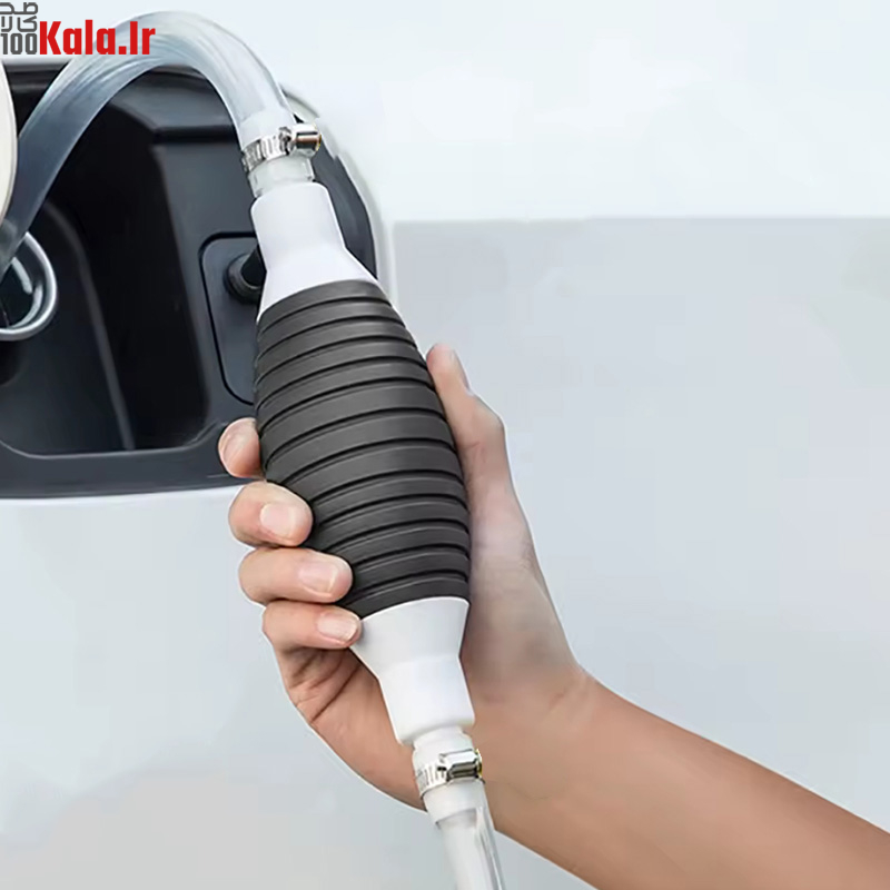 پمپ دستی بنزین و مایعات به همراه شلنگ و 2 بست فلزی 2 پمپ دستی بنزین و مایعات به همراه شلنگ و 2 بست فلزی - Image 2