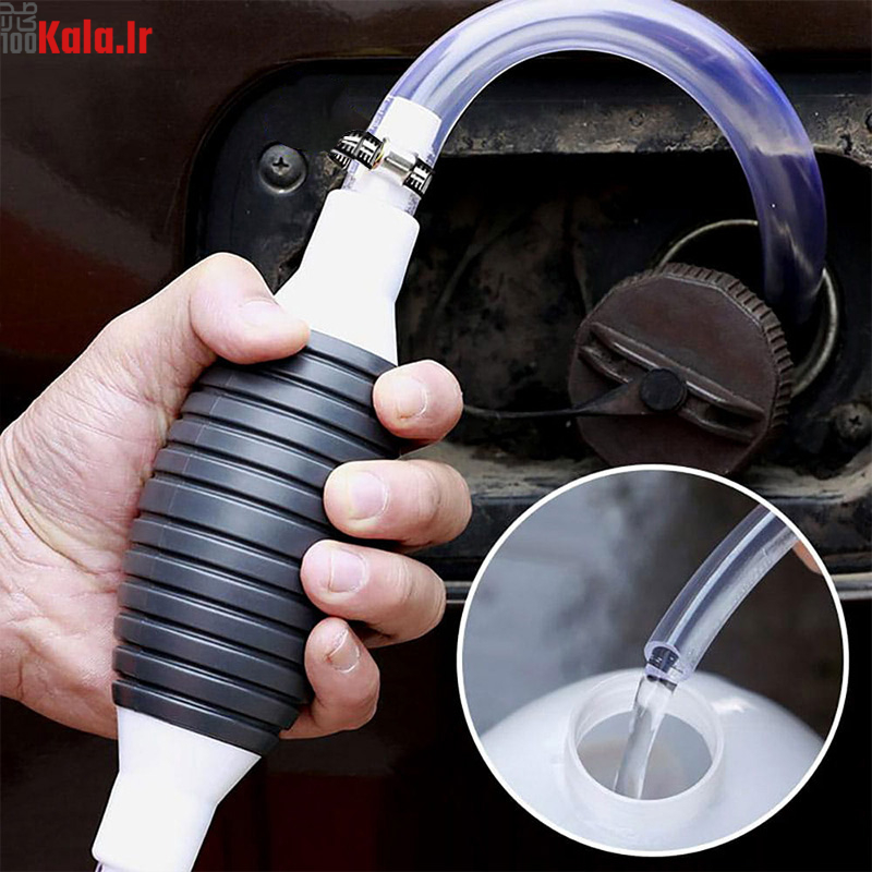 پمپ دستی بنزین و مایعات به همراه شلنگ و 2 بست فلزی 7 پمپ دستی بنزین و مایعات به همراه شلنگ و 2 بست فلزی - Image 7