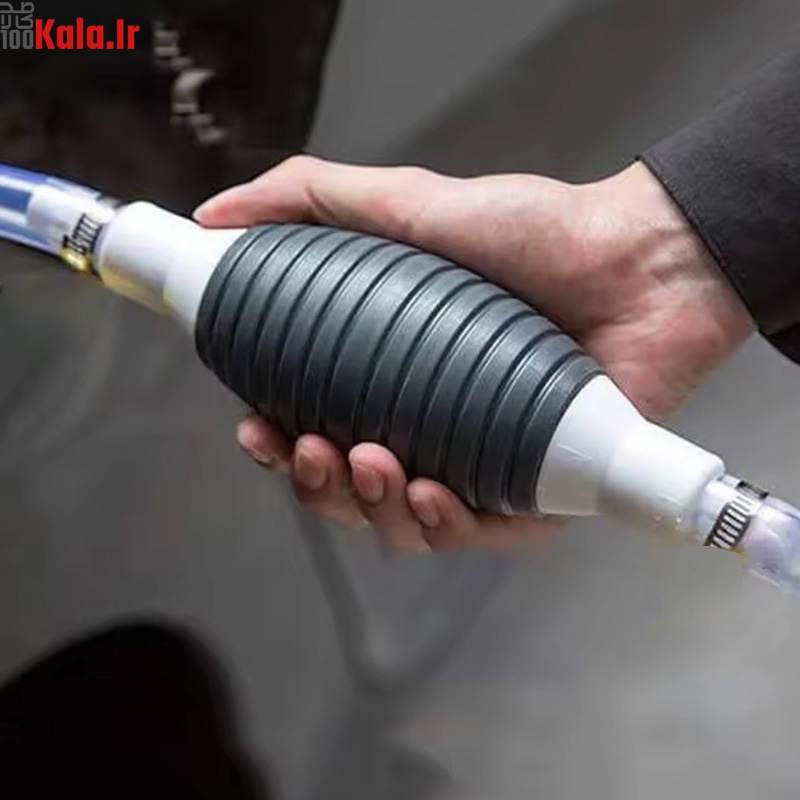 پمپ دستی بنزین و مایعات به همراه شلنگ و 2 بست فلزی 8 پمپ دستی بنزین و مایعات به همراه شلنگ و 2 بست فلزی - Image 8