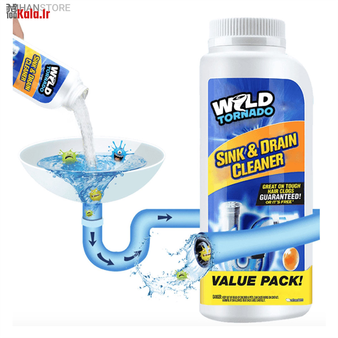 پودر لوله باز کنی تورنادو 5 پودر لوله باز کنی تورنادو - Image 5