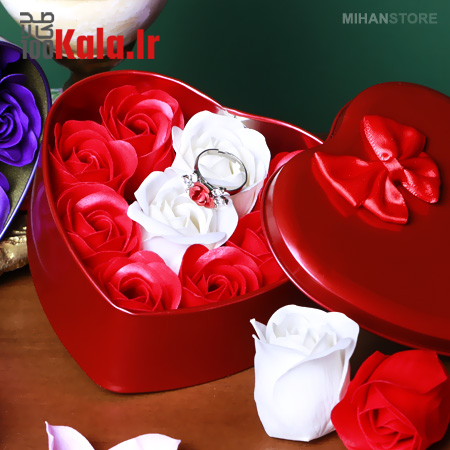 پکیج کادویی انگشتر و گل عطری طرح Love 10 پکیج کادویی انگشتر و گل عطری طرح Love - Image 10