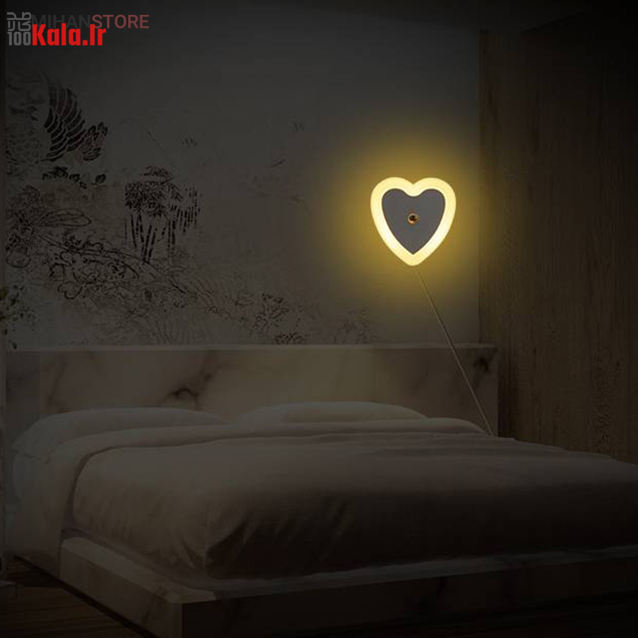 چراغ خواب سنسور دار Heart 3 چراغ خواب سنسور دار Heart - Image 3