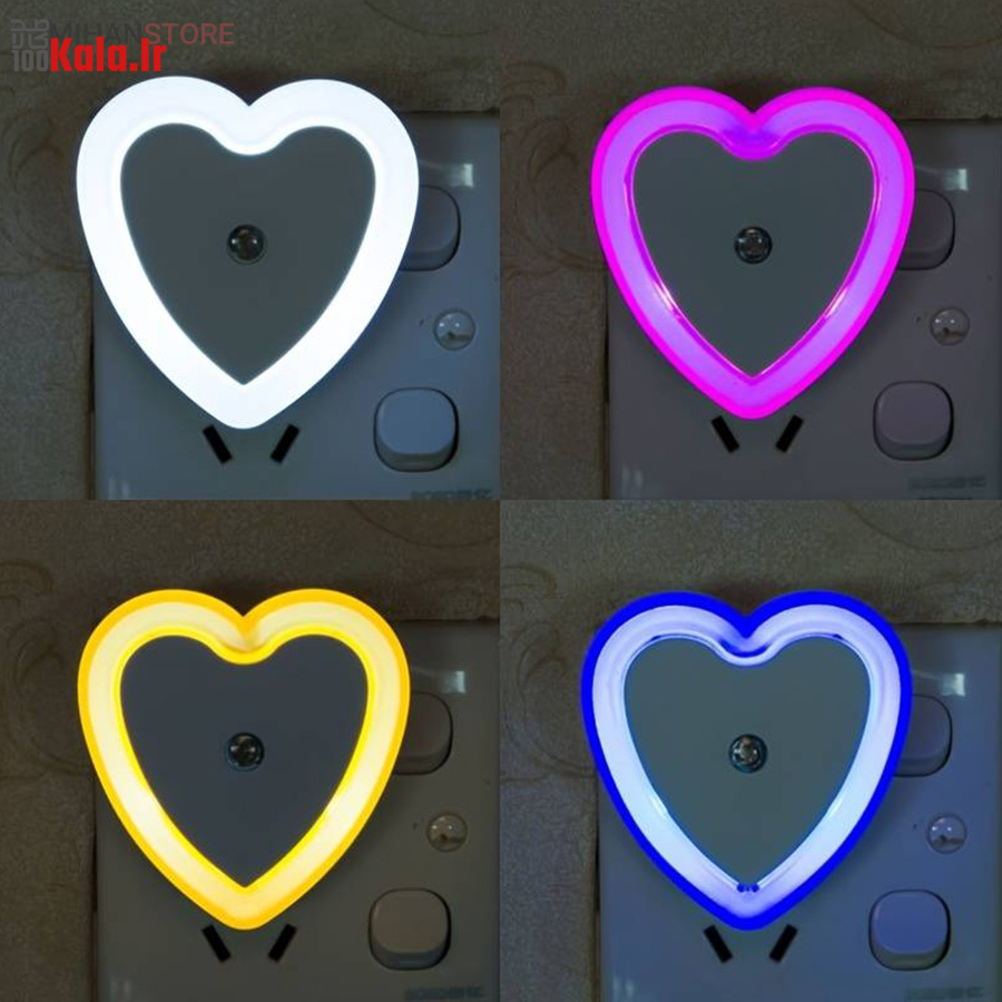 چراغ خواب سنسور دار Heart 5 چراغ خواب سنسور دار Heart - Image 5