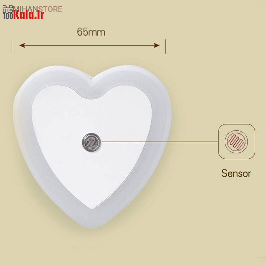 چراغ خواب سنسور دار Heart 6 چراغ خواب سنسور دار Heart - Image 6