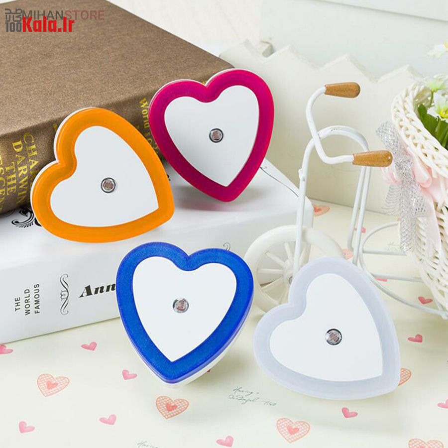 چراغ خواب سنسور دار Heart 12 چراغ خواب سنسور دار Heart - Image 12