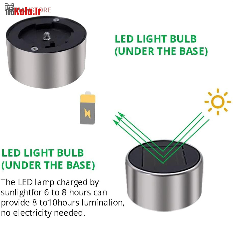 چراغ خورشیدی باغچه مدل STAR 7 چراغ خورشیدی باغچه مدل STAR - Image 7