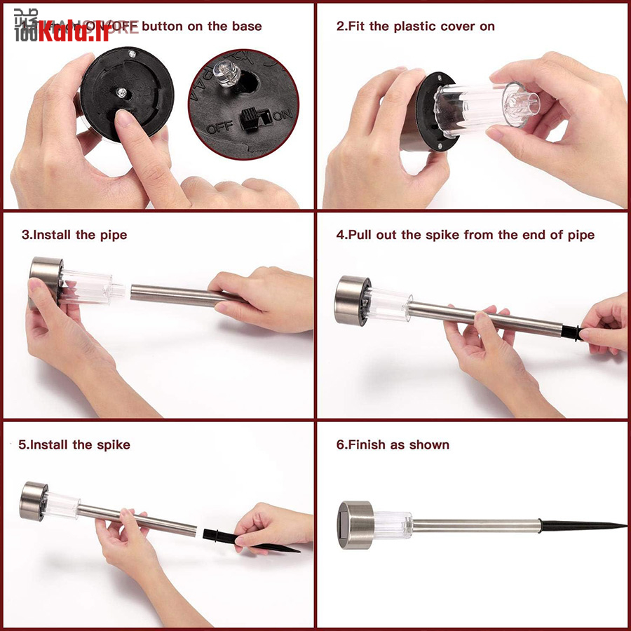 چراغ خورشیدی باغچه مدل STAR 18 چراغ خورشیدی باغچه مدل STAR - Image 18