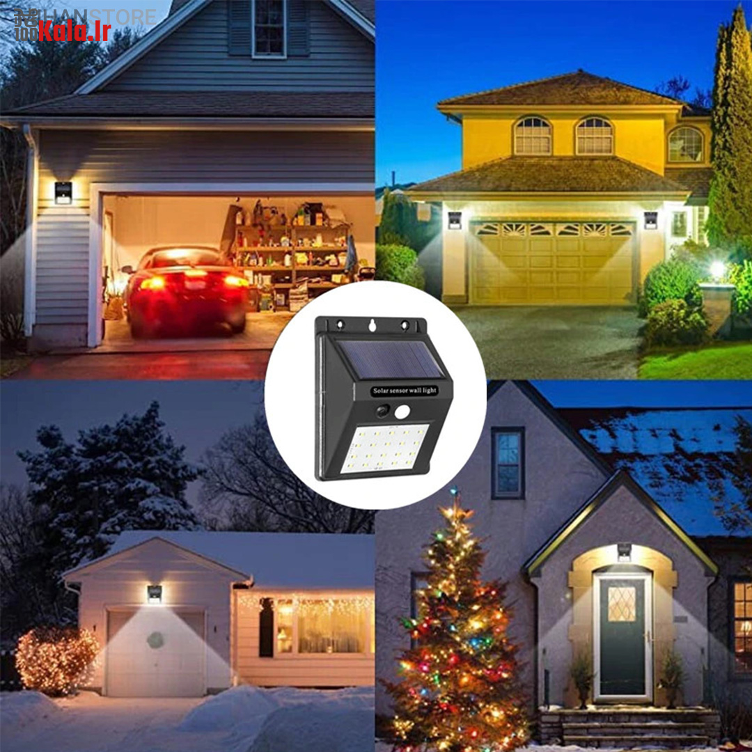 چراغ خورشیدی دیواری Solar Light 12 چراغ خورشیدی دیواری Solar Light - Image 12