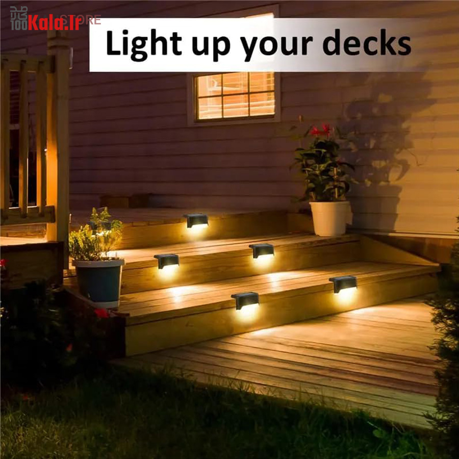 چراغ خورشیدی LED بالکن و پله 11 چراغ خورشیدی LED بالکن و پله - Image 11