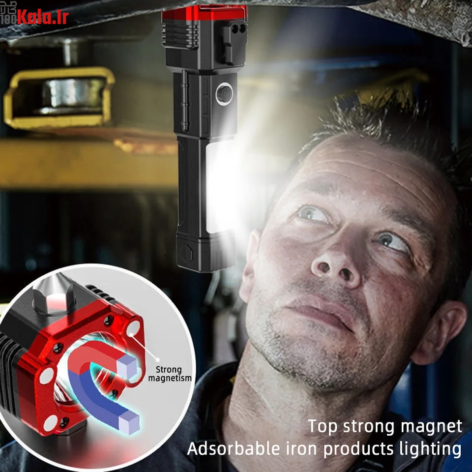 چراغ قوه اضطراری چند کاره 4 چراغ قوه اضطراری چند کاره - Image 4