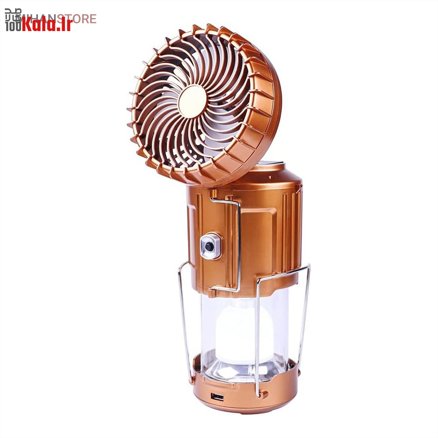 چراغ کمپینگ خورشیدی دارای پنکه و پاوربانک 12 چراغ کمپینگ خورشیدی دارای پنکه و پاوربانک - Image 12