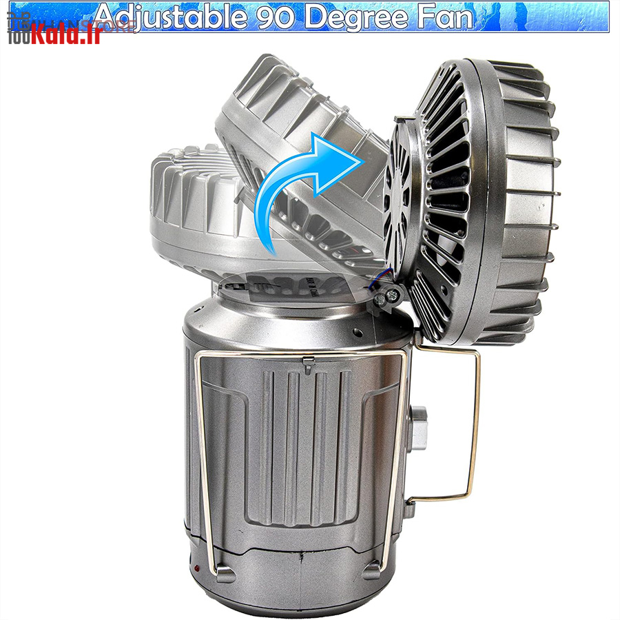 چراغ کمپینگ خورشیدی دارای پنکه و پاوربانک 26 چراغ کمپینگ خورشیدی دارای پنکه و پاوربانک - Image 26