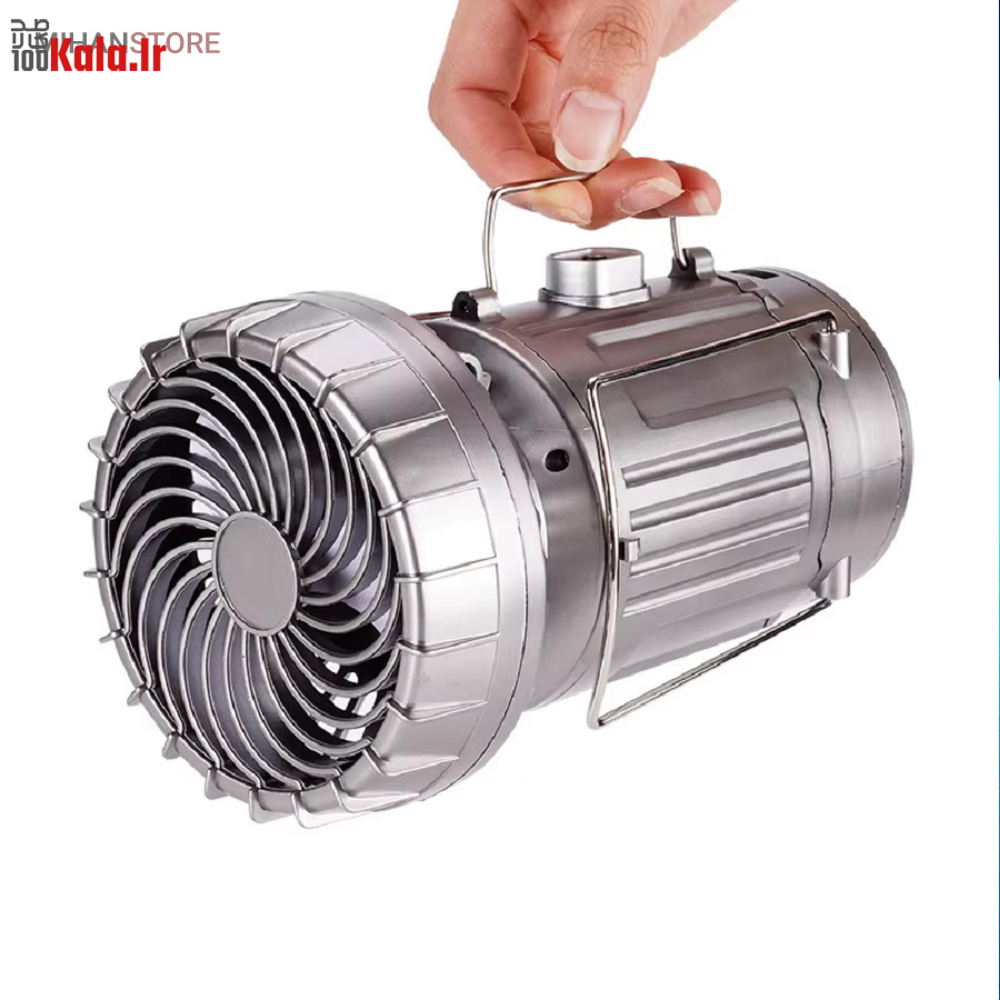 چراغ کمپینگ خورشیدی دارای پنکه و پاوربانک 30 چراغ کمپینگ خورشیدی دارای پنکه و پاوربانک - Image 30