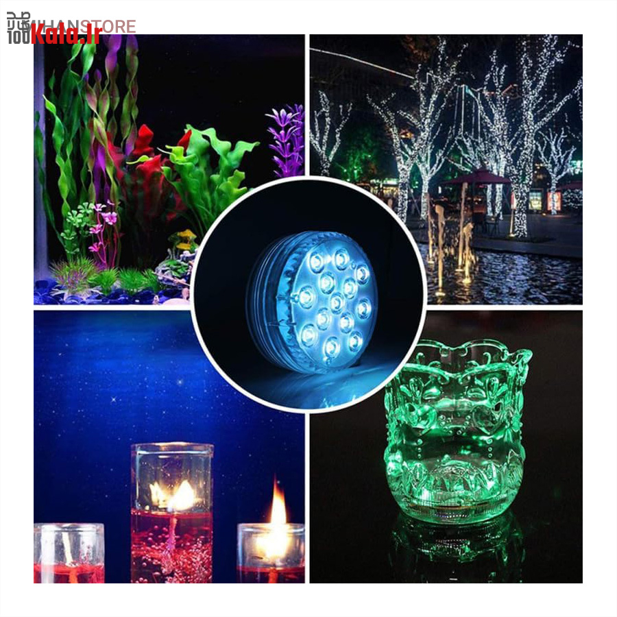 چراغ LED ریموت دار ضد آب 8 چراغ LED ریموت دار ضد آب - Image 8