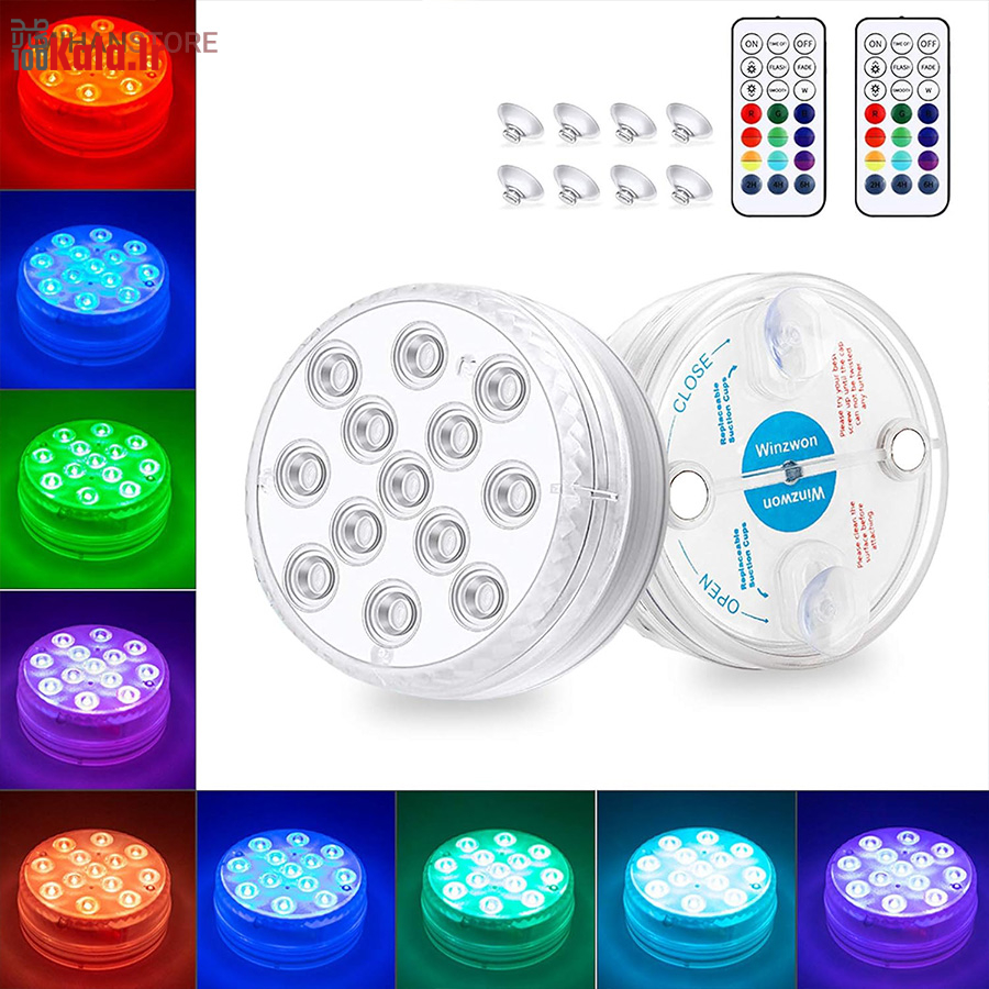 چراغ LED ریموت دار ضد آب 18 چراغ LED ریموت دار ضد آب - Image 18