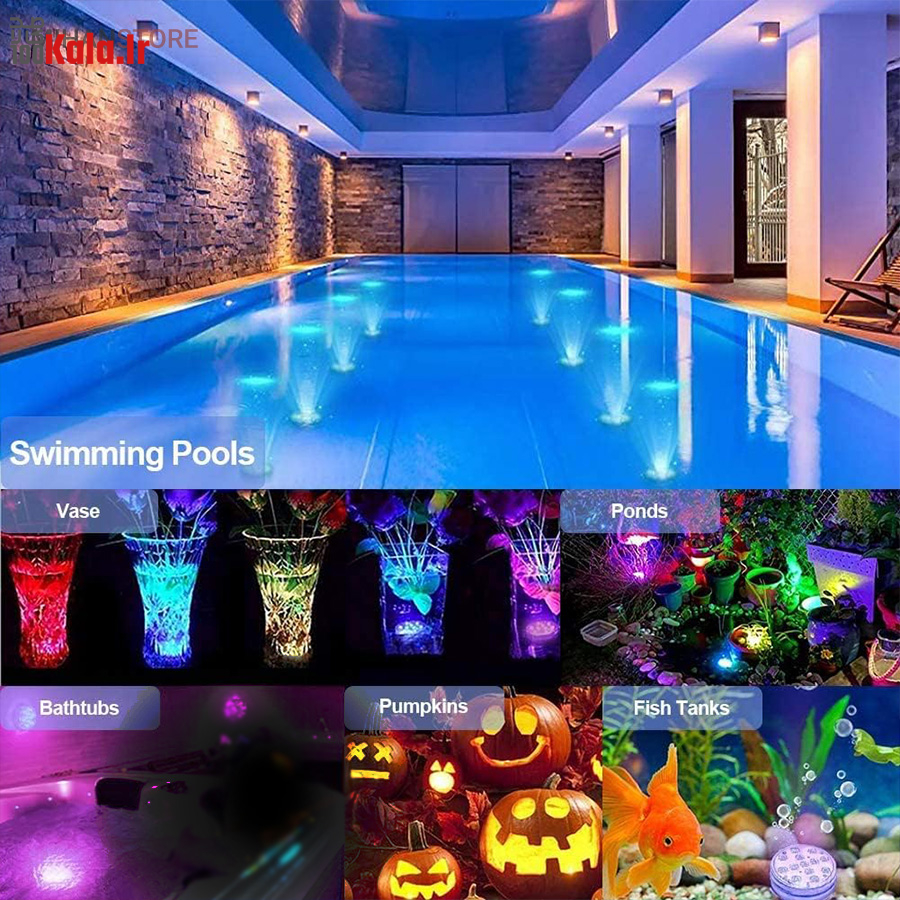 چراغ LED ریموت دار ضد آب 19 چراغ LED ریموت دار ضد آب - Image 19