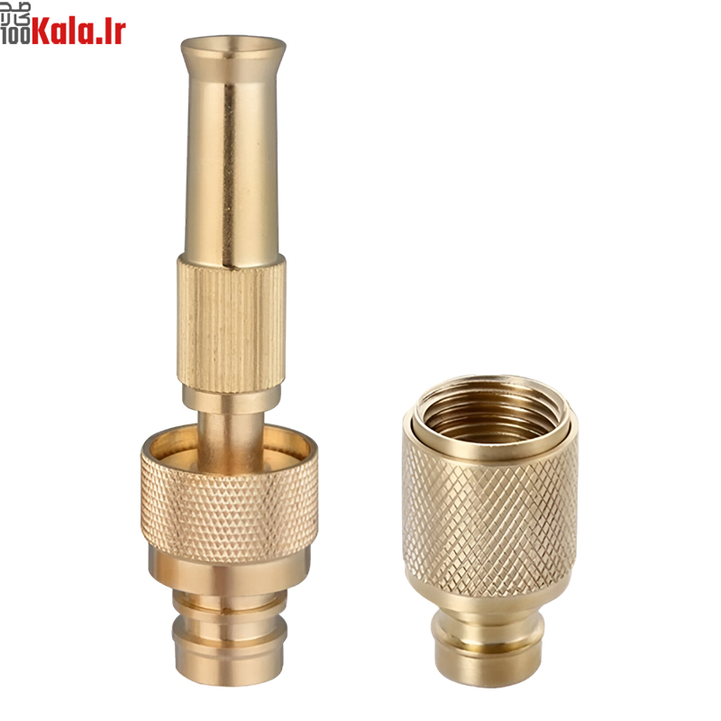 کارواش سرشلنگی برنجی دو تکه 1 کارواش سرشلنگی برنجی دو تکه