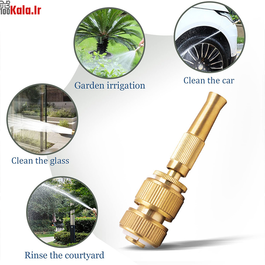 کارواش سرشلنگی برنجی دو تکه 8 کارواش سرشلنگی برنجی دو تکه - Image 8
