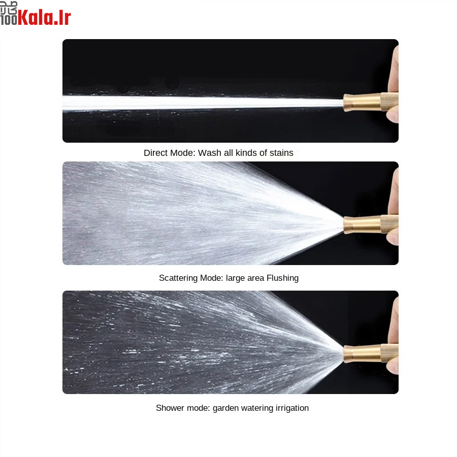 کارواش سرشلنگی برنجی دو تکه 9 کارواش سرشلنگی برنجی دو تکه - Image 9