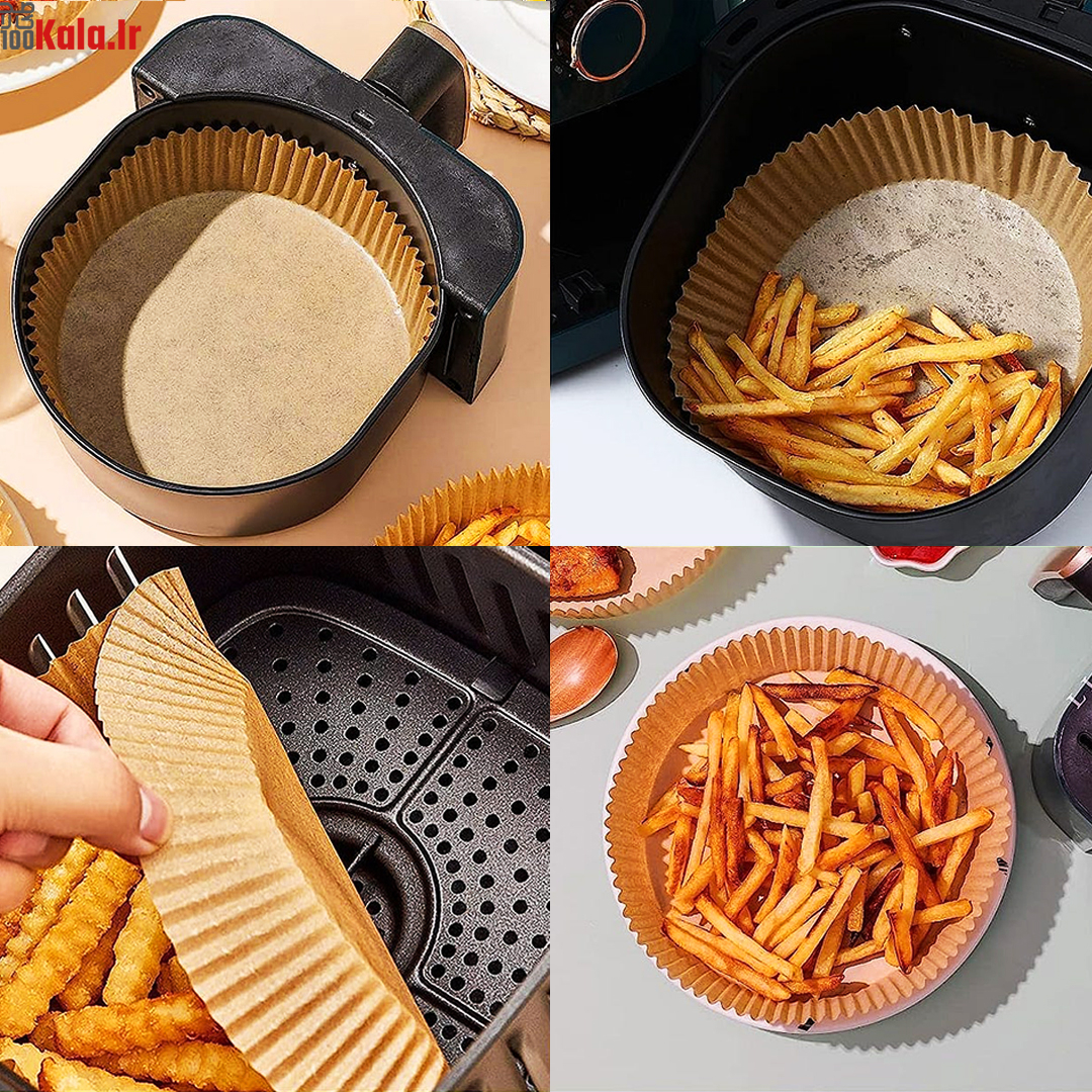 کاغذ روغنی سرخ کن هواپز بسته 50 عددی 5 کاغذ روغنی سرخ کن هواپز بسته 50 عددی - Image 5