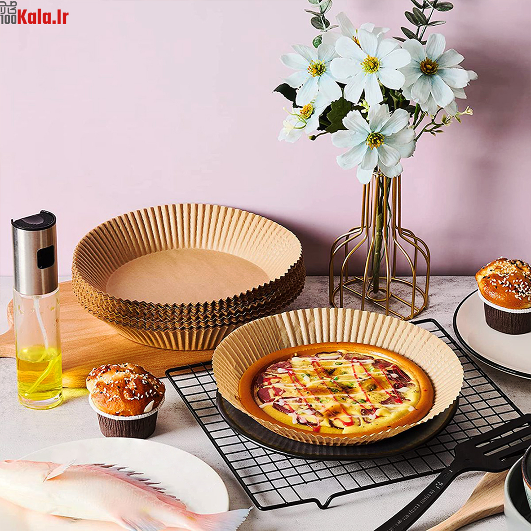 کاغذ روغنی سرخ کن هواپز بسته 50 عددی 7 کاغذ روغنی سرخ کن هواپز بسته 50 عددی - Image 7