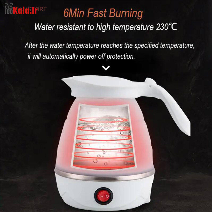 کتری برقی سیلیکونی تاشو 3 کتری برقی سیلیکونی تاشو - Image 3