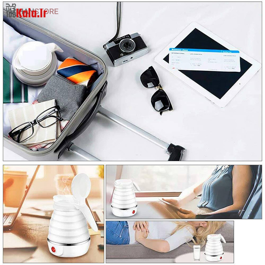 کتری برقی سیلیکونی تاشو 20 کتری برقی سیلیکونی تاشو - Image 20