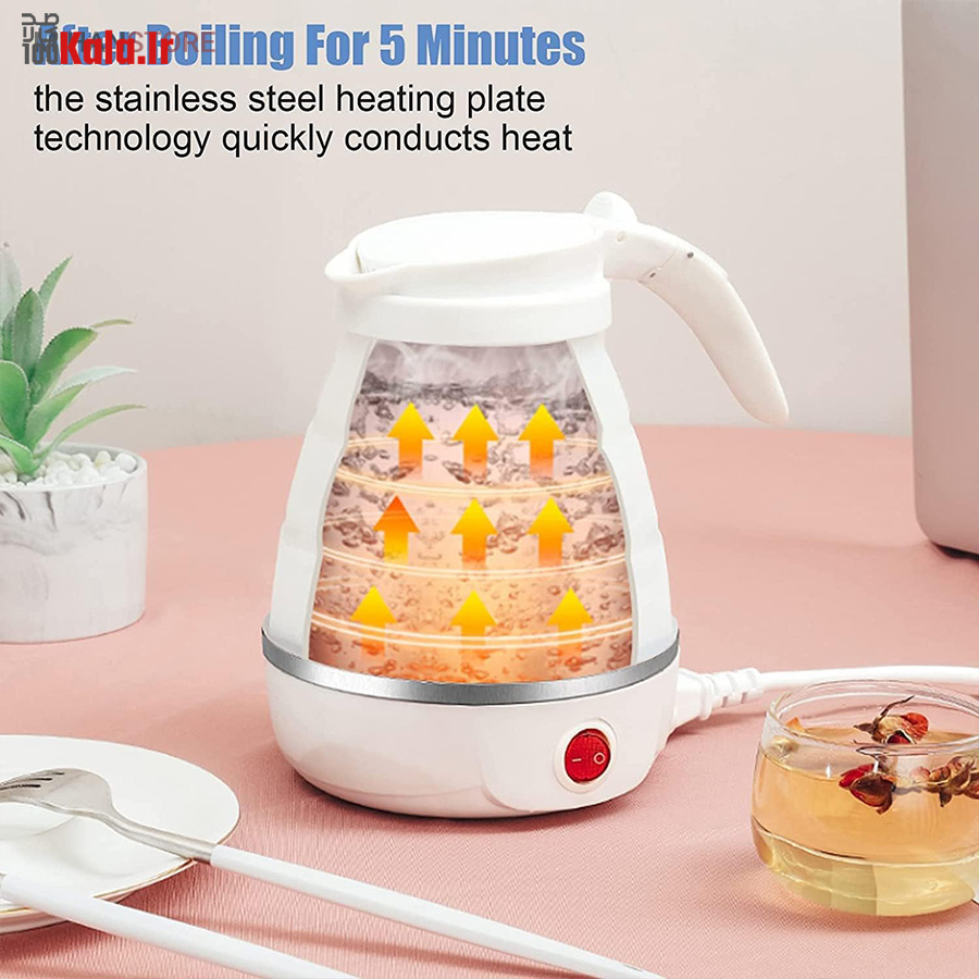 کتری برقی سیلیکونی تاشو 32 کتری برقی سیلیکونی تاشو - Image 32