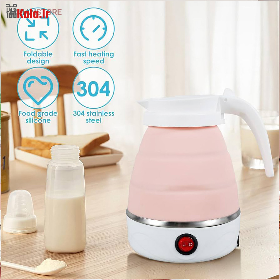 کتری برقی سیلیکونی تاشو 33 کتری برقی سیلیکونی تاشو - Image 33