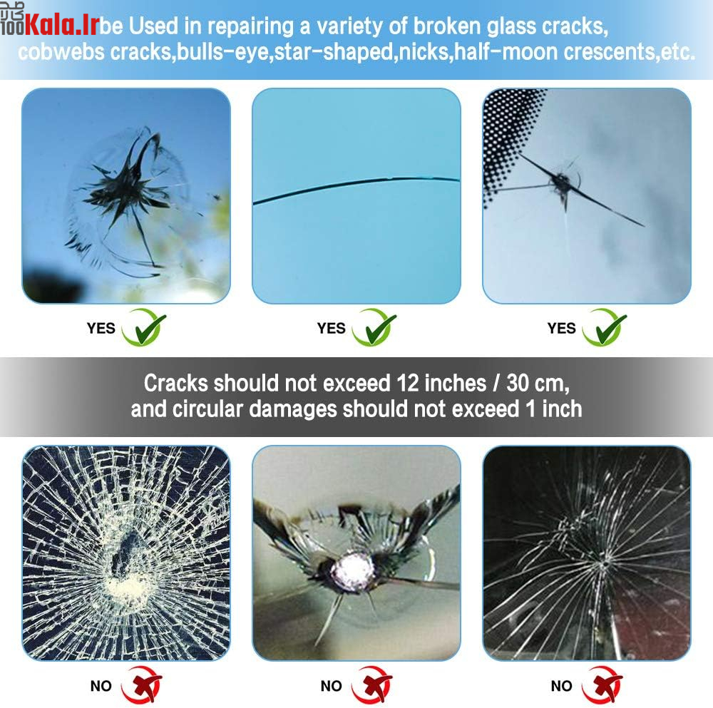 کیت ترمیم ترک شیشه با طلق و تیغ مخصوص 6 کیت ترمیم ترک شیشه با طلق و تیغ مخصوص - Image 6