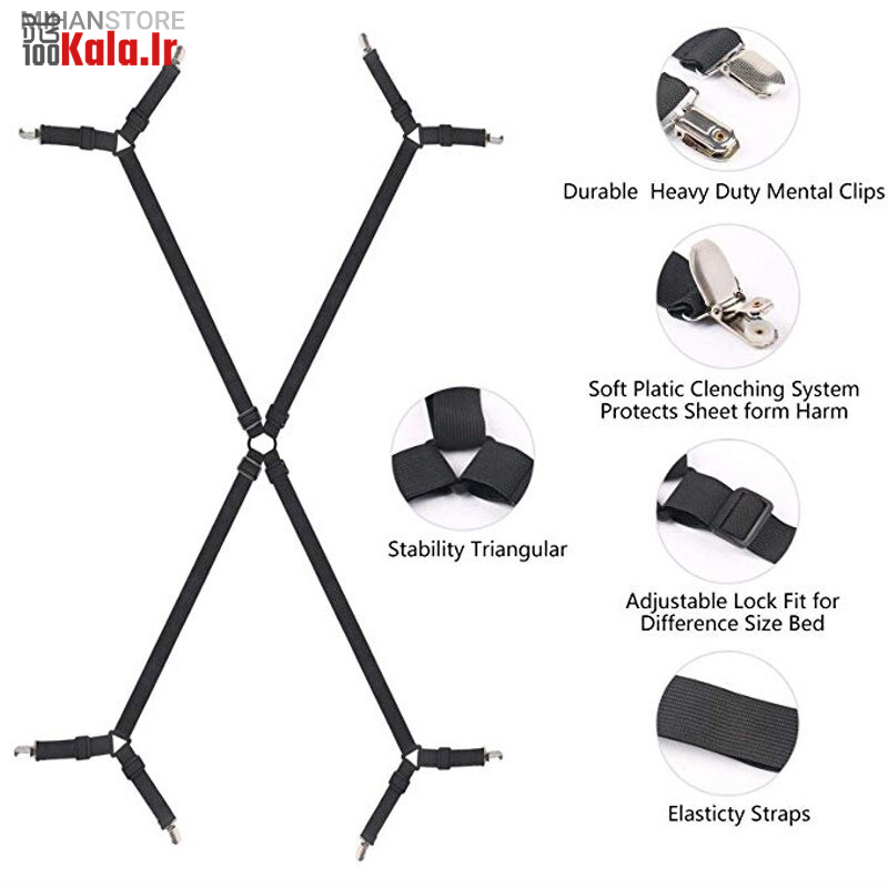 گیره نگهدارنده رو تختی 4 سر 9 گیره نگهدارنده رو تختی 4 سر - Image 9