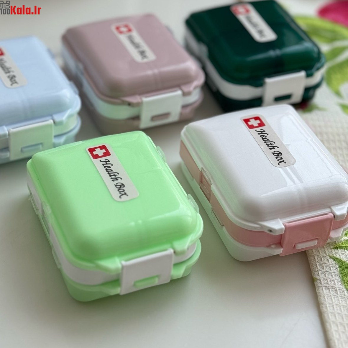 یادآور و نگهدارنده قرص 8 محفظه مدل Health Box 5 یادآور و نگهدارنده قرص 8 محفظه مدل Health Box - Image 5