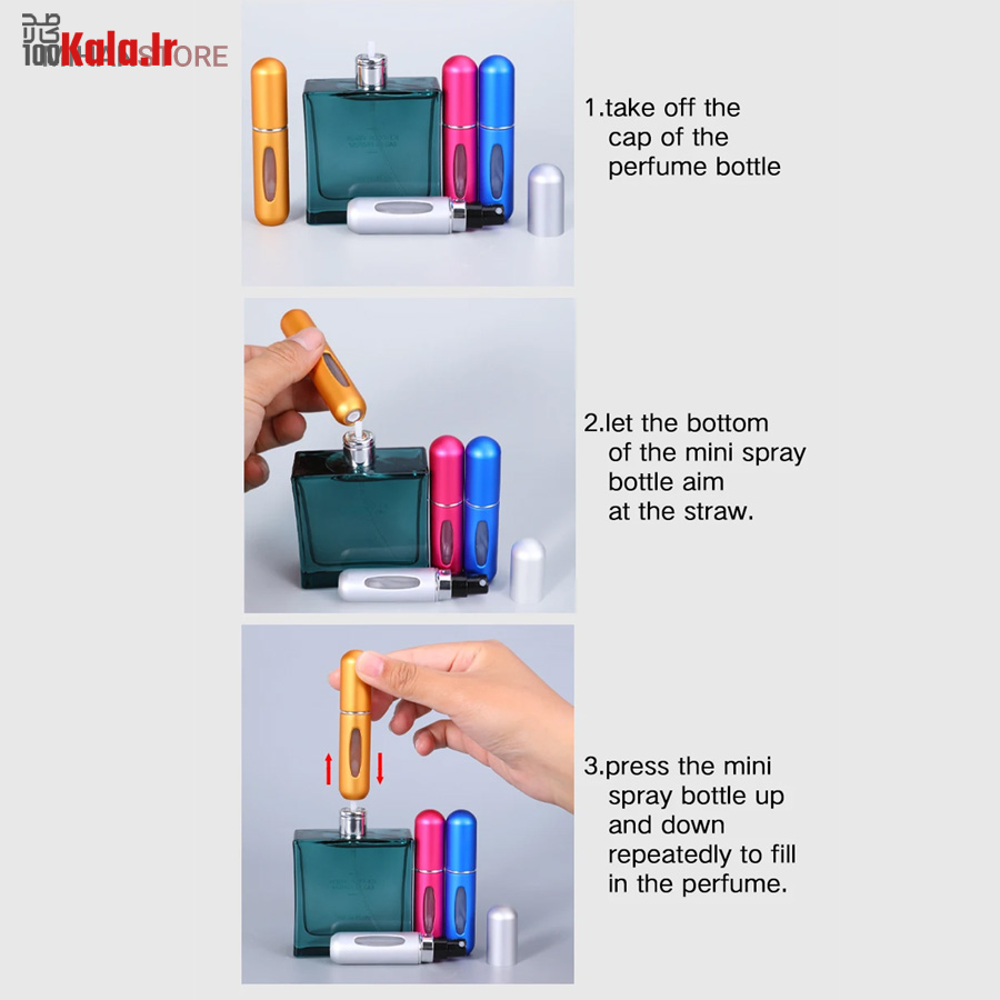 اتومایزر شارژی عطر و ادکلن 8 اتومایزر شارژی عطر و ادکلن - Image 8