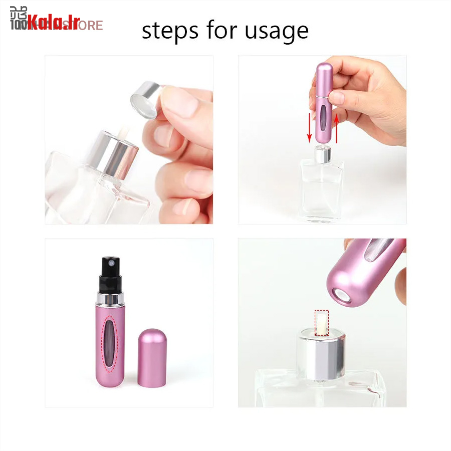 اتومایزر شارژی عطر و ادکلن 24 اتومایزر شارژی عطر و ادکلن - Image 24