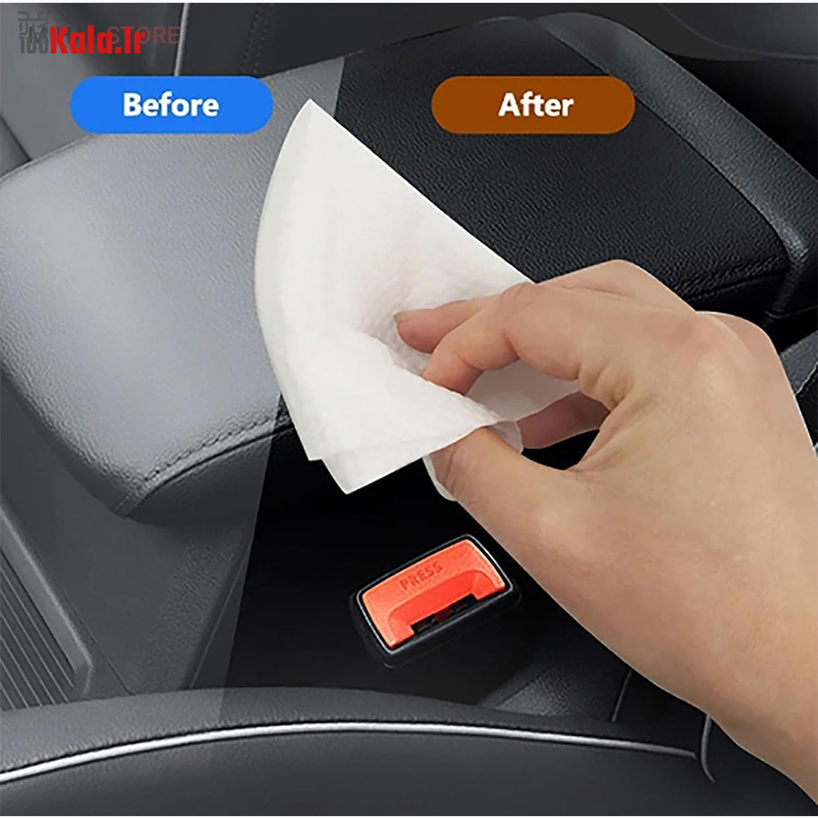 دستمال مرطوب خودرو و کفش (80 عددی) 12 دستمال مرطوب خودرو و کفش (80 عددی) - Image 12