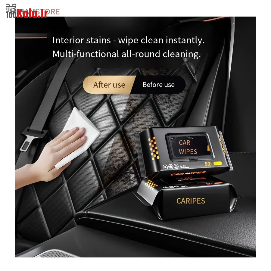 دستمال مرطوب خودرو و کفش (80 عددی) 17 دستمال مرطوب خودرو و کفش (80 عددی) - Image 17