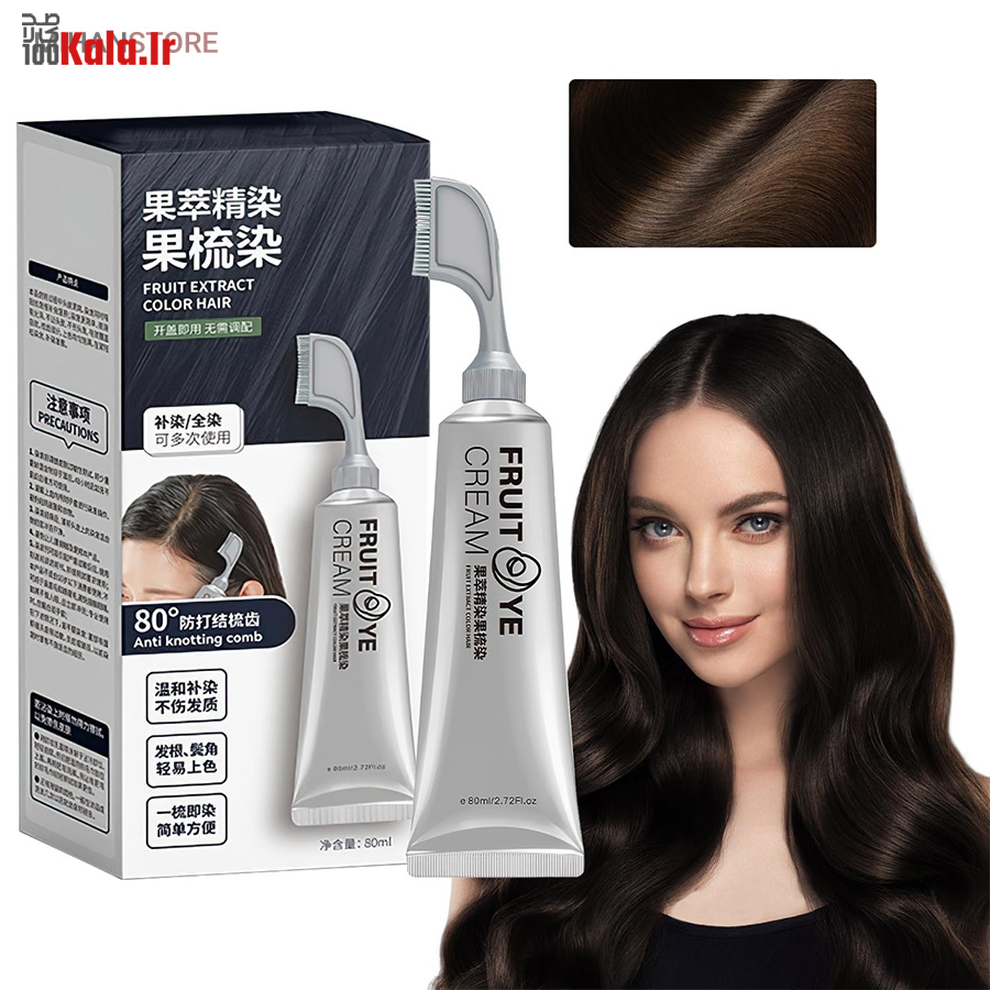 رنگ گیاهی رفع سفیدی مو (شانه دار) 15 رنگ گیاهی رفع سفیدی مو (شانه دار) - Image 15