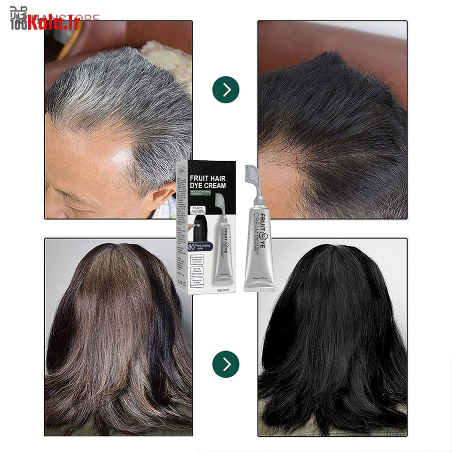 رنگ گیاهی رفع سفیدی مو (شانه دار) 16 رنگ گیاهی رفع سفیدی مو (شانه دار) - Image 16